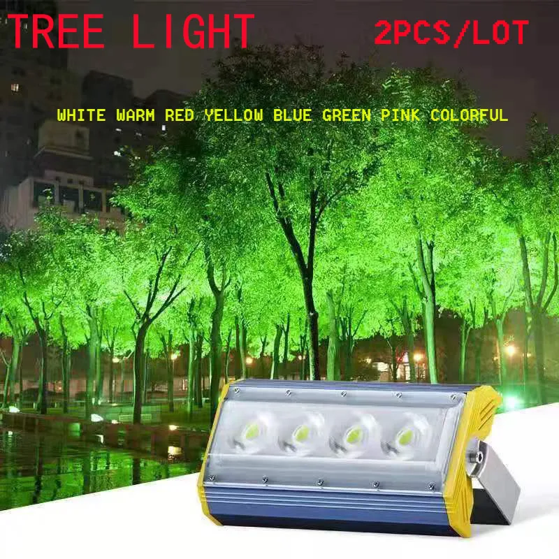 2pcs 2pcs 2pcs new year festival garden popular sale LED TREE LIGHT GREEN LIGHT 50W 220V LED GRADEN FLOOD LIGHT