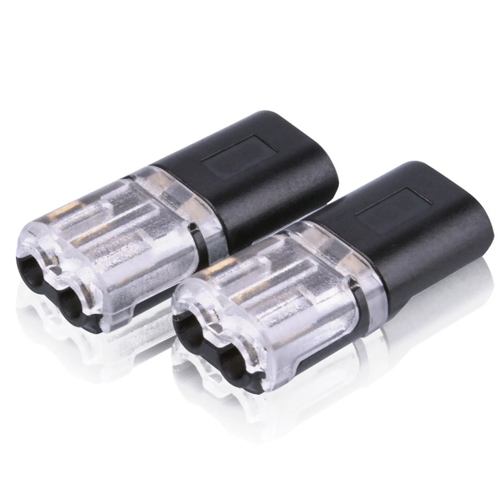 10PCS Fast Plug Wire Connector 2Pin Splice Cable Crimp Terminals With Locking Buckle Car Waterproof Electrical Connector