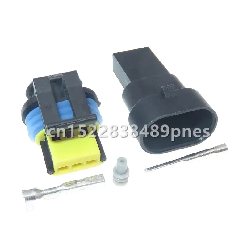 3 Pole 15336029 Waterproof Electrical Car Socket Wiring Harness Connector For Auto