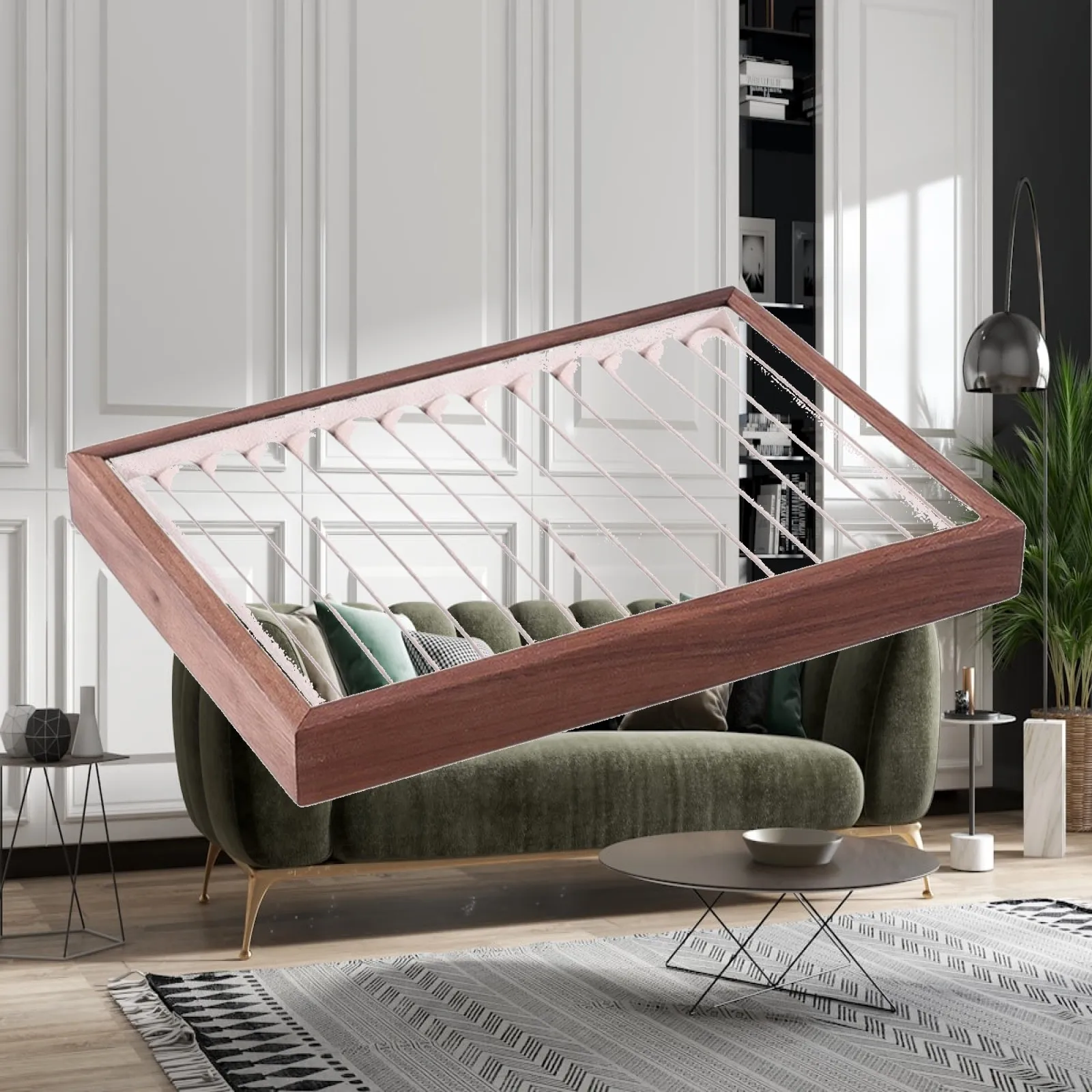 Jewelry Display Tray Chic Jewelry Organizer Tray Low-Profile for Storefronts, Market Stalls, Live-Showcases Setups
