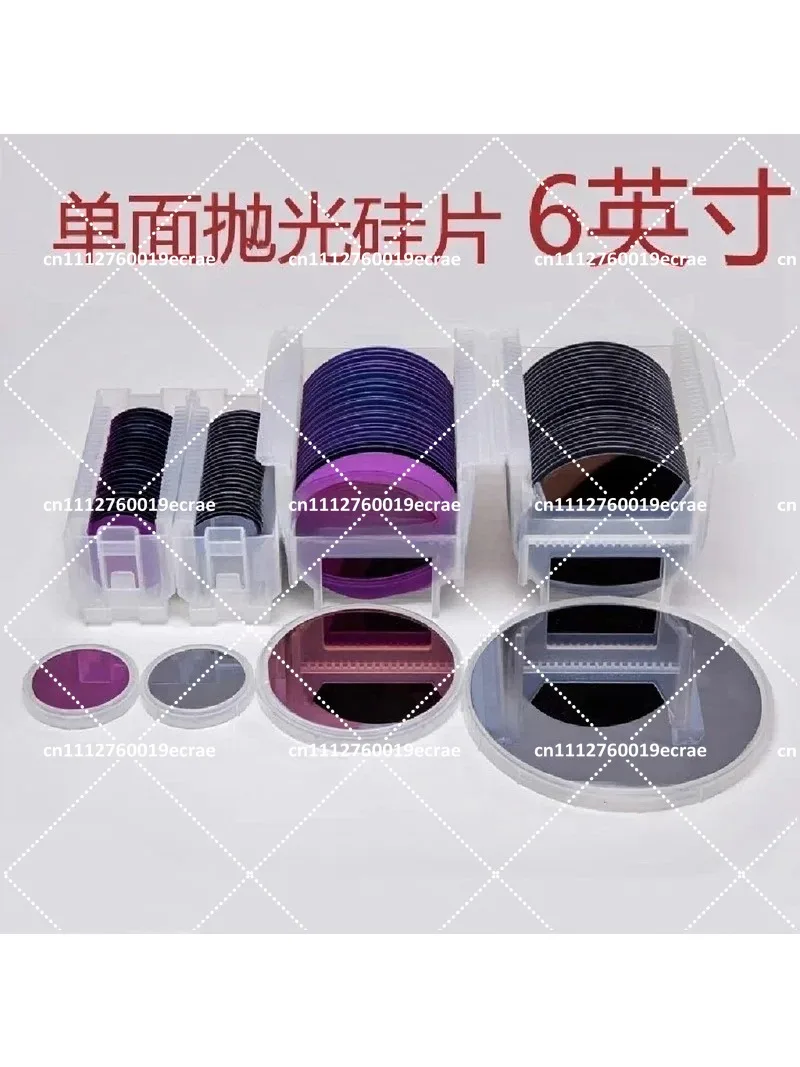 6 Inch Silicon Wafer Single Side Polished Semiconductor Grade for R&D Production
