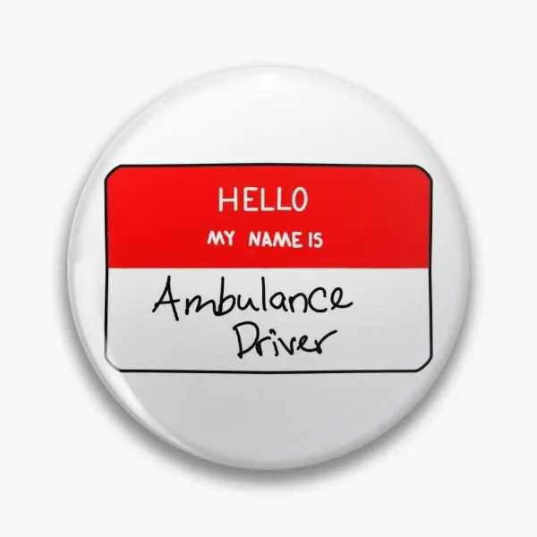 Ambulance Driver  Soft Button Pin Clothes Women Collar Lover Lapel Pin Creative Badge Gift Cute Metal Brooch Cartoon Hat Funny