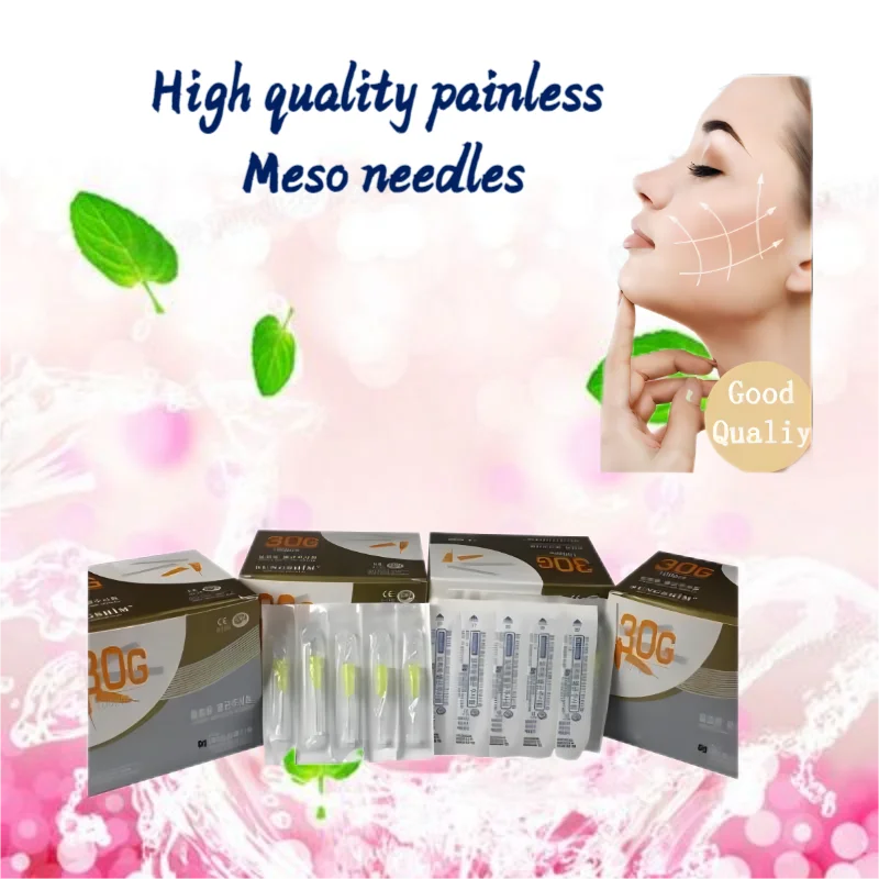 

100 one box Painless small needle painless beauty ultrafine 34G * 2.5mm 1.5mm 4mm syringe Eyelid Tools