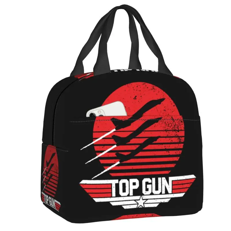 

Maverick Film Top Gun Insulated Lunch Bag for Work School Topgun Leakproof Cooler Thermal Lunch Box Women Children