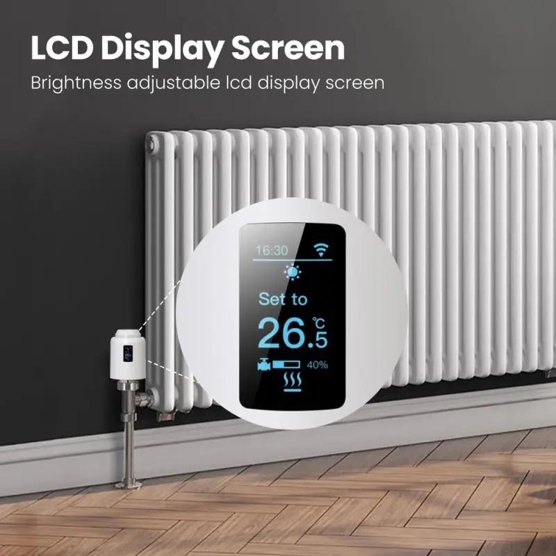 Tuya TRV Zigbee サーモスタット スマート サーモスタット ヘッド ラジエーター バルブ アクチュエーター 加熱温度コントローラー Alexa ホーム