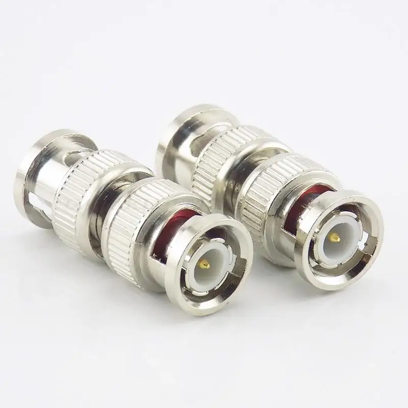 BNC Male to Male Adapter Connectors Coaxial Coupler Video Surveillance System for CCTV Camera Security