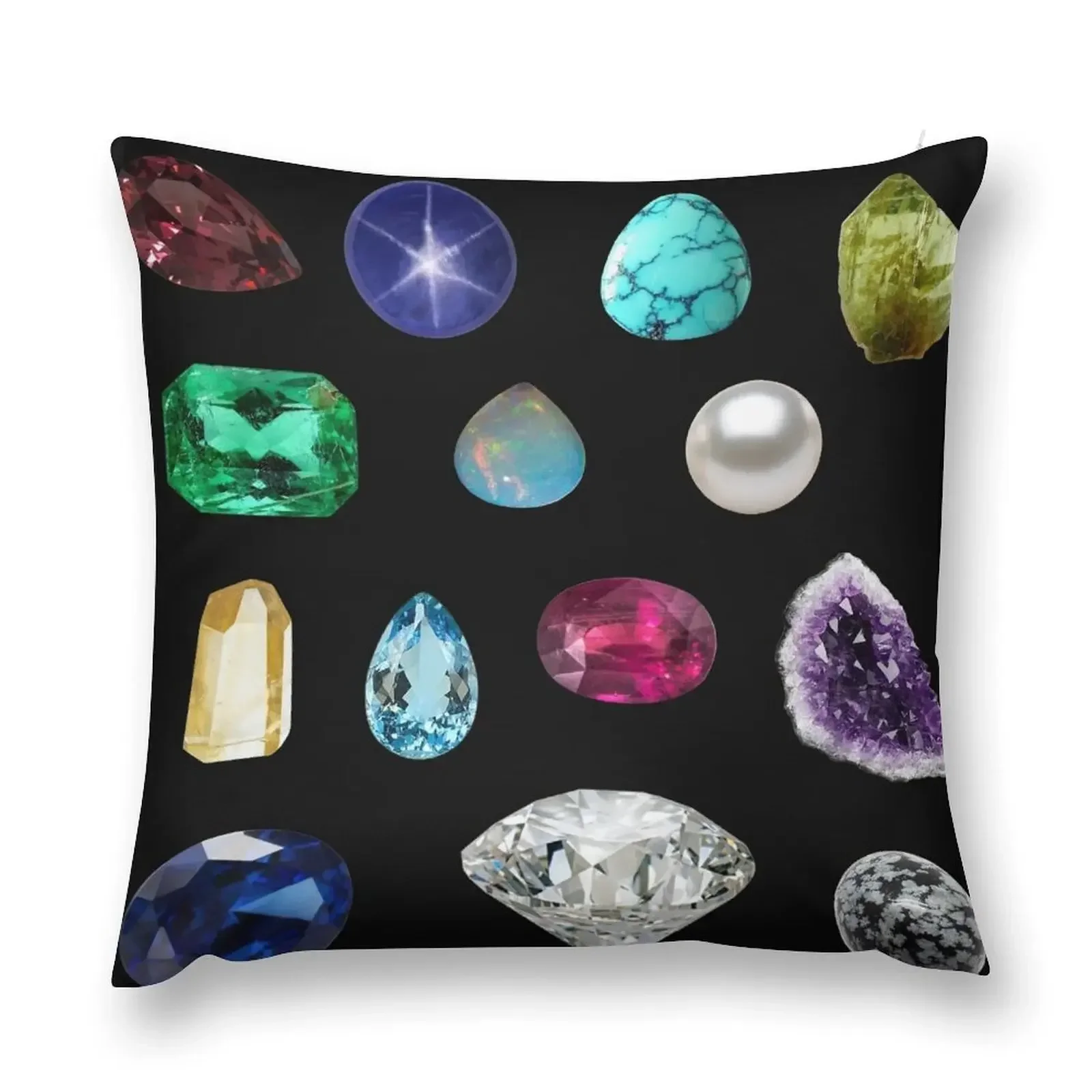 

Birthstones Throw Pillow Cushions Christmas Pillow Luxury Pillow Case