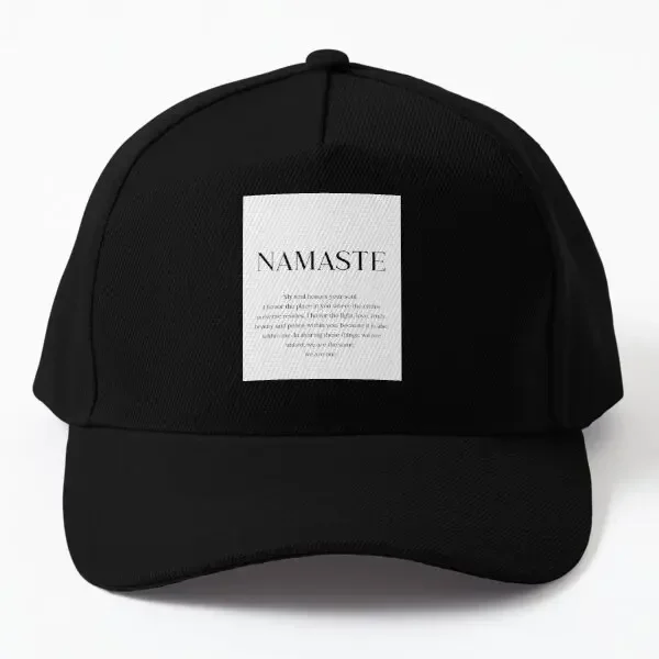 

Namaste Definition Namaste My Soul Hon Baseball Cap Hat Casual Czapka Bonnet Fish Black Hip Hop Women Sun Spring Snapback