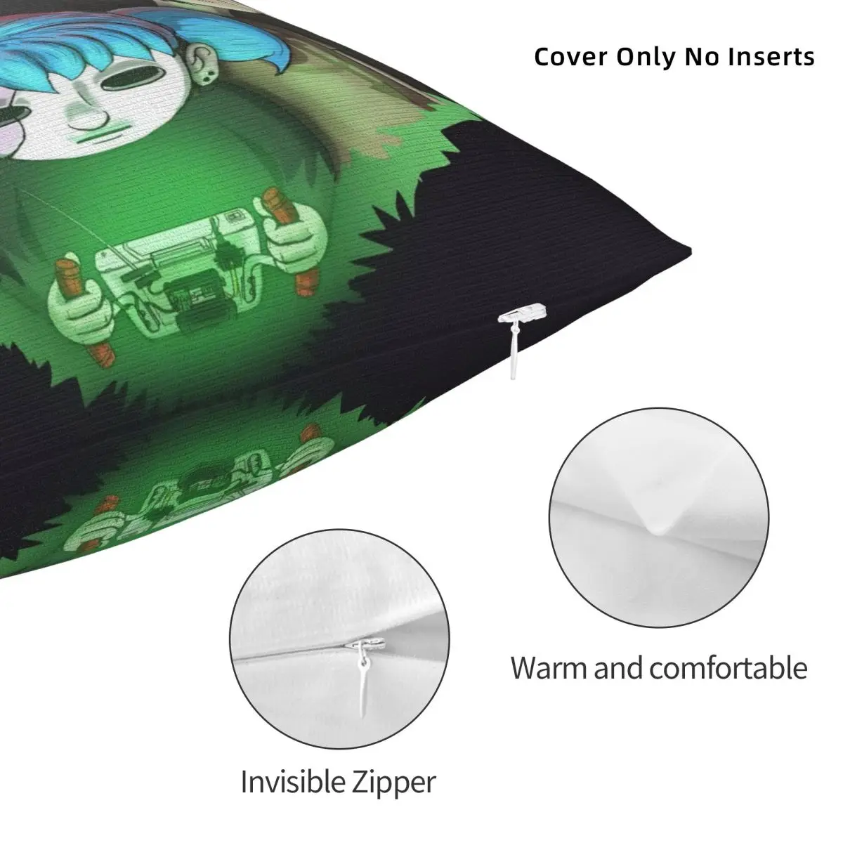 Federa per cuscino Gioco S-Sally F-Face Terror Adventure Federa per cuscino quadrata Federa per cuscino personalizzata per divano Decorativo per la casa