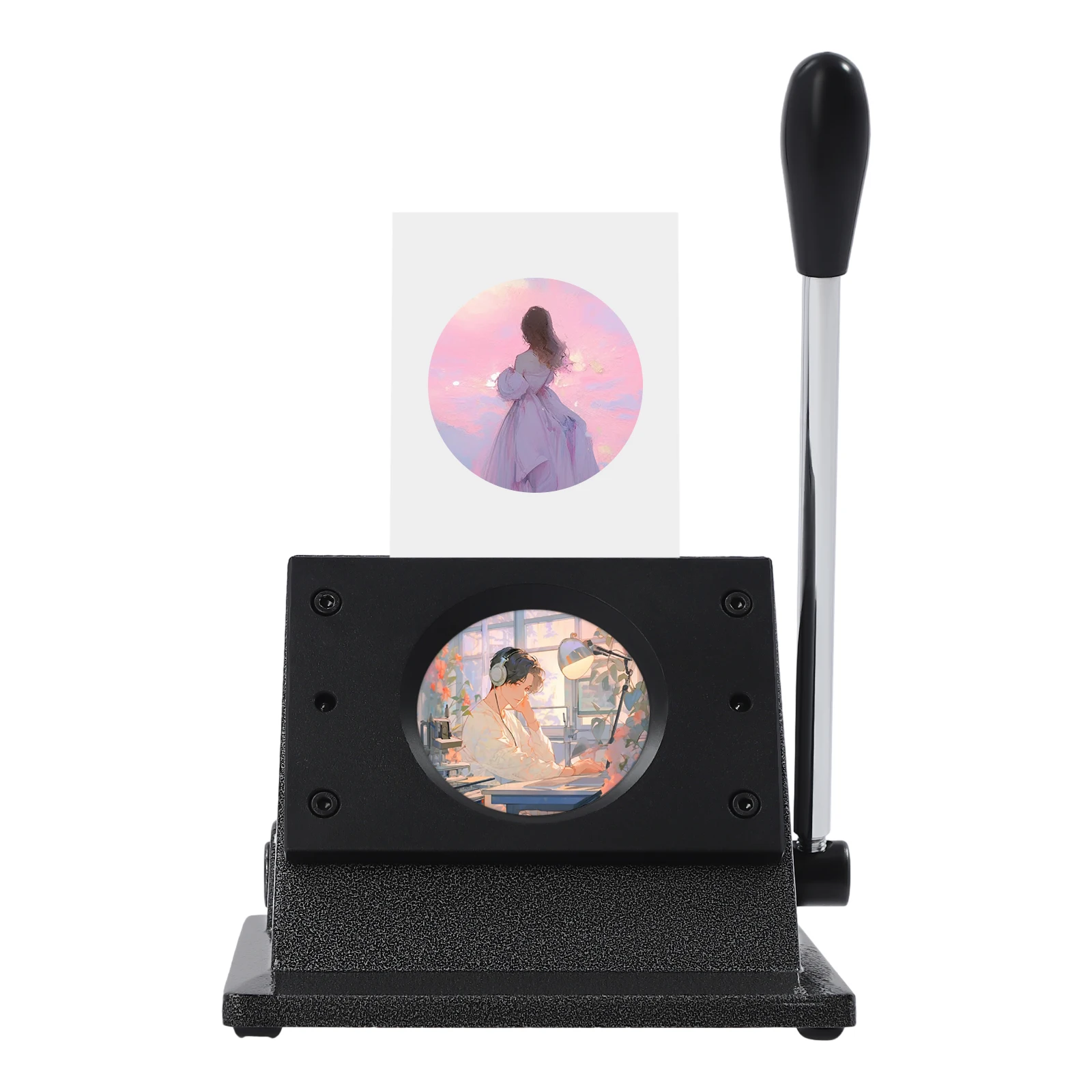 

2,28-дюймовый круглый штамповочный резак, принадлежности для изготовления значков на пуговицах, машина для прессования пуговиц для персонализированных пуговиц своими руками