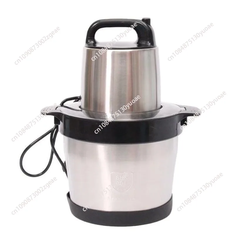 

6L stainless steel meat grinder two-speed electric meat grinder household large-capacity cooking machine vegetable grinder