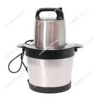 6L stainless steel meat grinder two-speed electric meat grinder household large-capacity cooking machine vegetable grinder