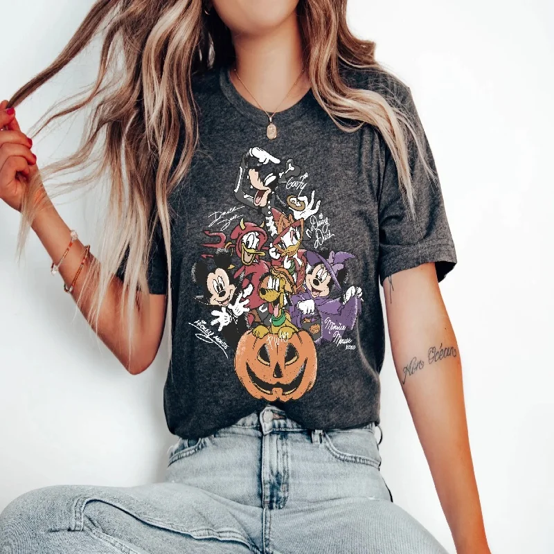 

2025-26 Summer Fashion Mickey T-shirt Y2k Minnie Mouse Hat Printed 100% cotton printed T-shirt Women's Loose Disney T-shirt