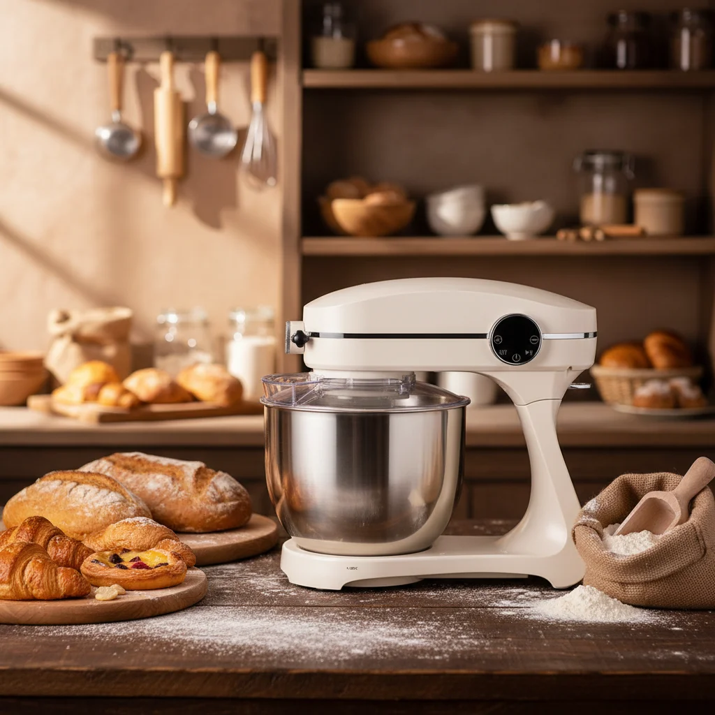 2000 W Electric 7L Stand Mixer (Maquina De Chef)  Stainless Steel Bowl Dough Hook Whisk Beater Anti-Splash Powerful Motor