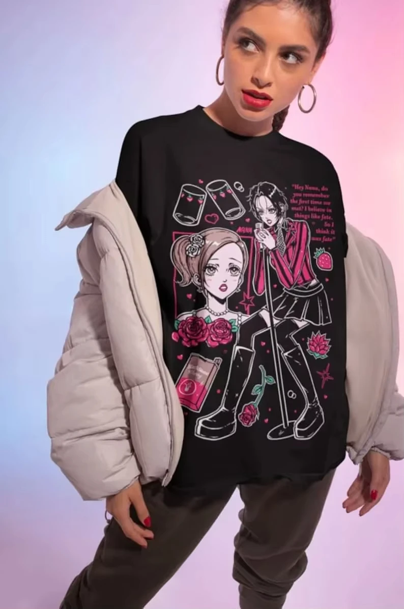 

Рубашка Nana Anime Merch Nana 2025 года Nana Osaki Manga 86