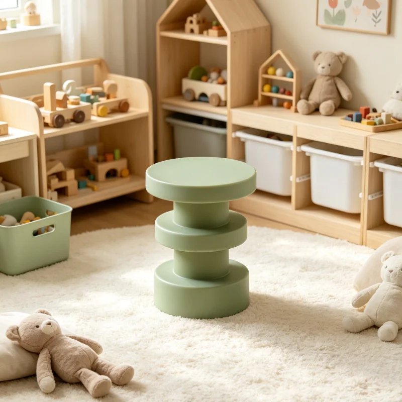 Unique Stacked Disc Design Side Table Practical Furniture For Space Saving Apartment Multifunctional Tea Table Sofa Partner