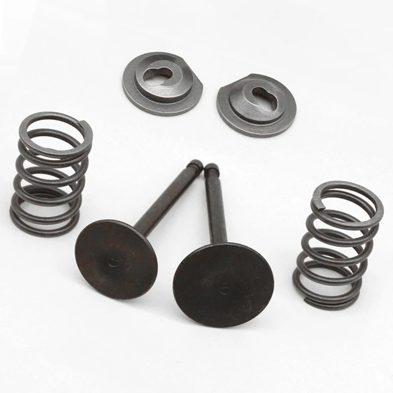 Kit pegas katup gergaji mesin, untuk Honda GX160 GX200 168F 170F 5,5hp-6,5hp mesin bensin Valve mesin pemotong rumput pegas