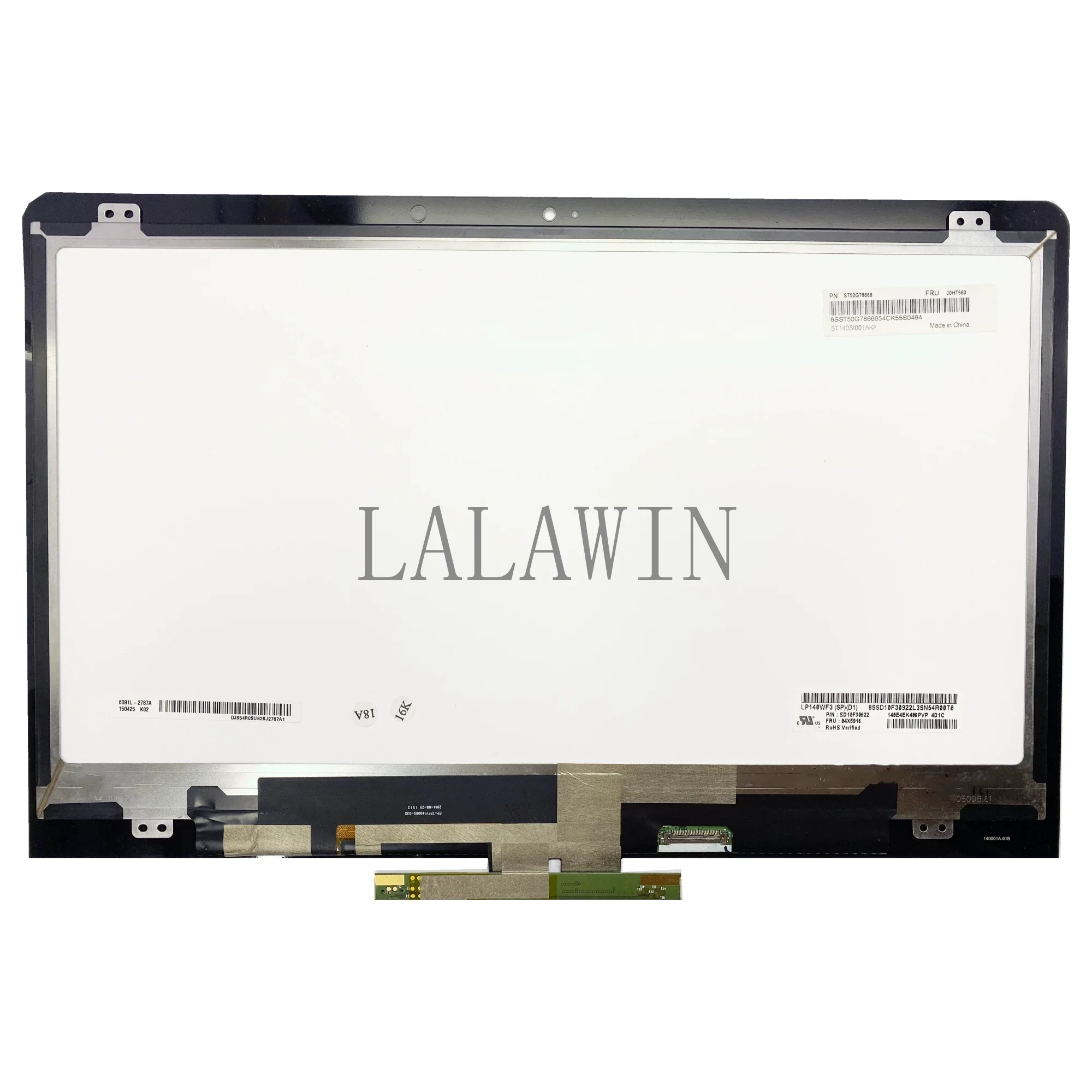 

LP140WF3 SPD1 For Lenovo Thinkpad S3 Yoga 14 NV140FHM-N41 14" Display Panel FHD LCD LED Touch Screen Monitor Assembly New