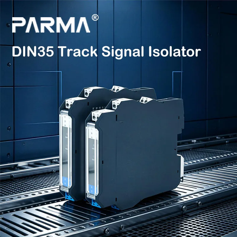 DC current signal isolator - 4-20mA to 0-10/5V conversion module - one input, two outputs - voltage transmitter