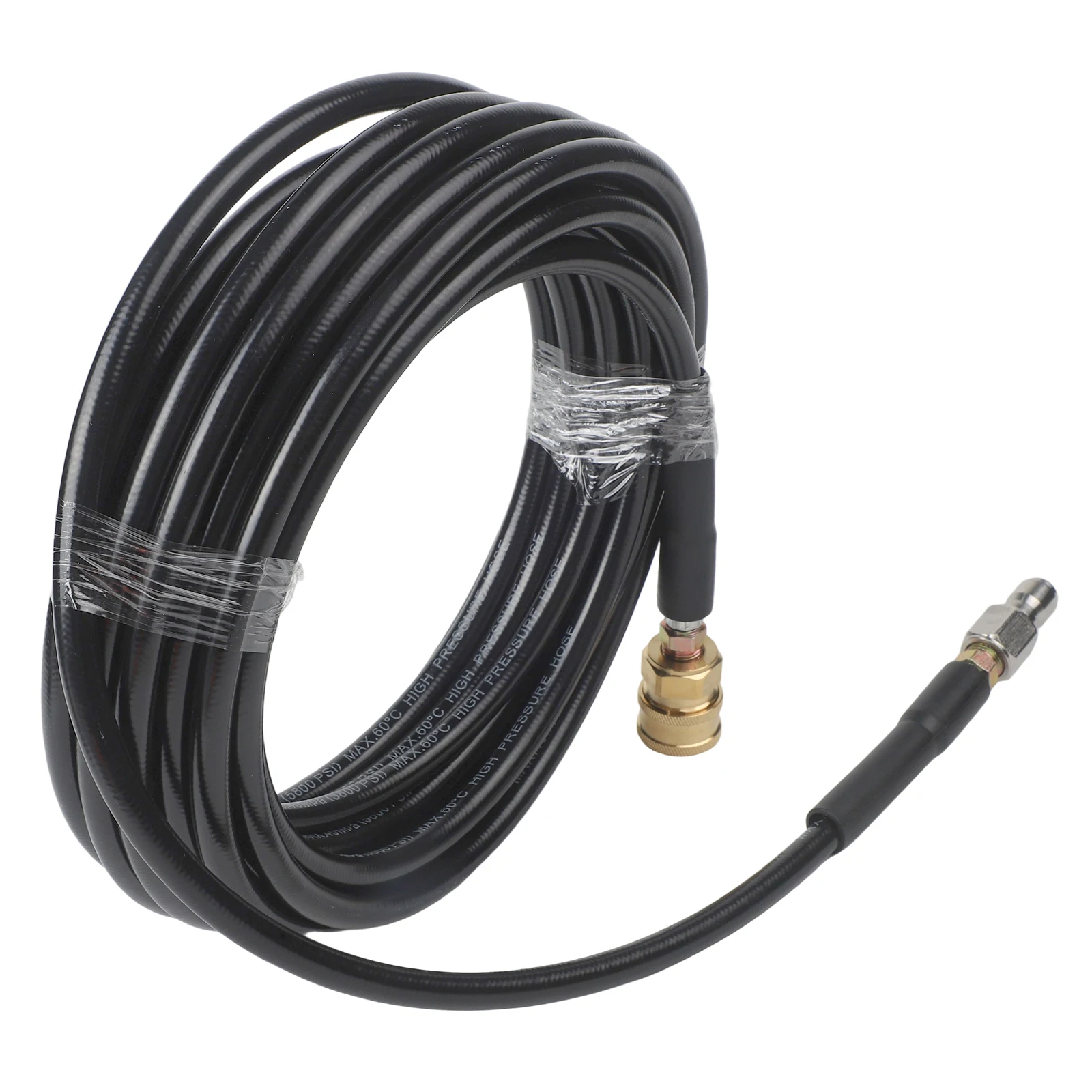 All Weather Pressure Hose 10 15 20meters 2000 PSI Hose Synthetic Rubber Construction Tensile Steel Braid Leak-Free Connection