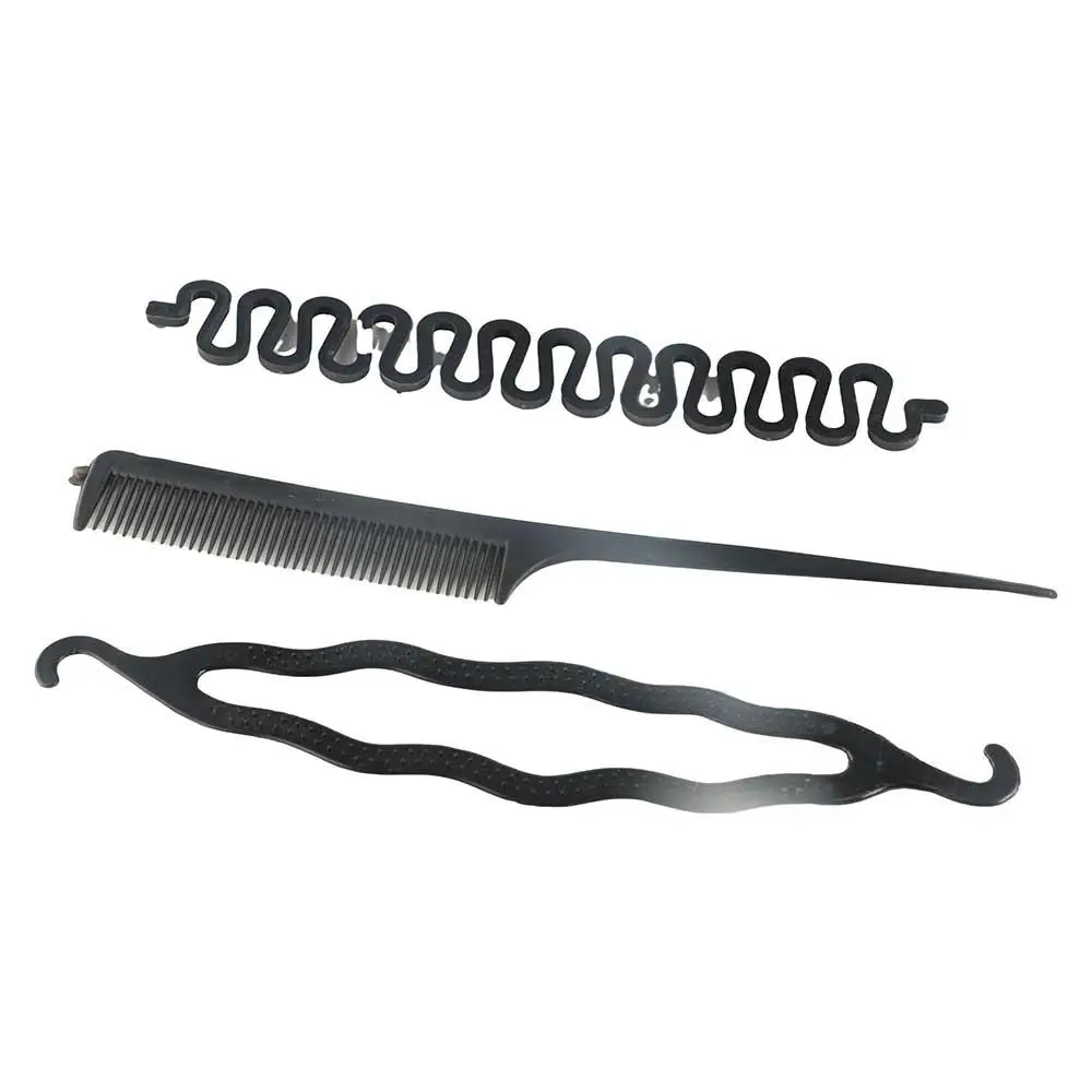 Weave Hair Clip Hairstyling Tool Twist Hair Roller Hair Dispenser Hair Braider Kit Pull-through Hair Needle Hair Braiding Tools