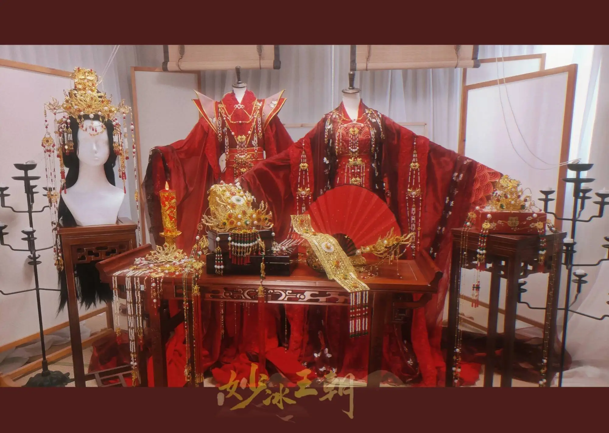 

Hanfu Ancient-style Costume Cosplay Halloween Extremely Elaborate Fairy-style Gorgeous Long-trailing Wedding Dress Ancient