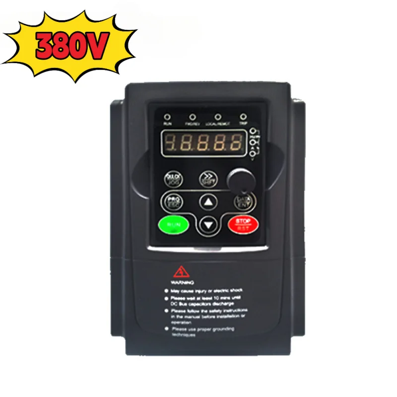 

Wolfpower High-Performance 1.5KW Vector Inverter for Motors 380V Three-Phase V/F Control, Low Voltage, PAM Adjustable Output