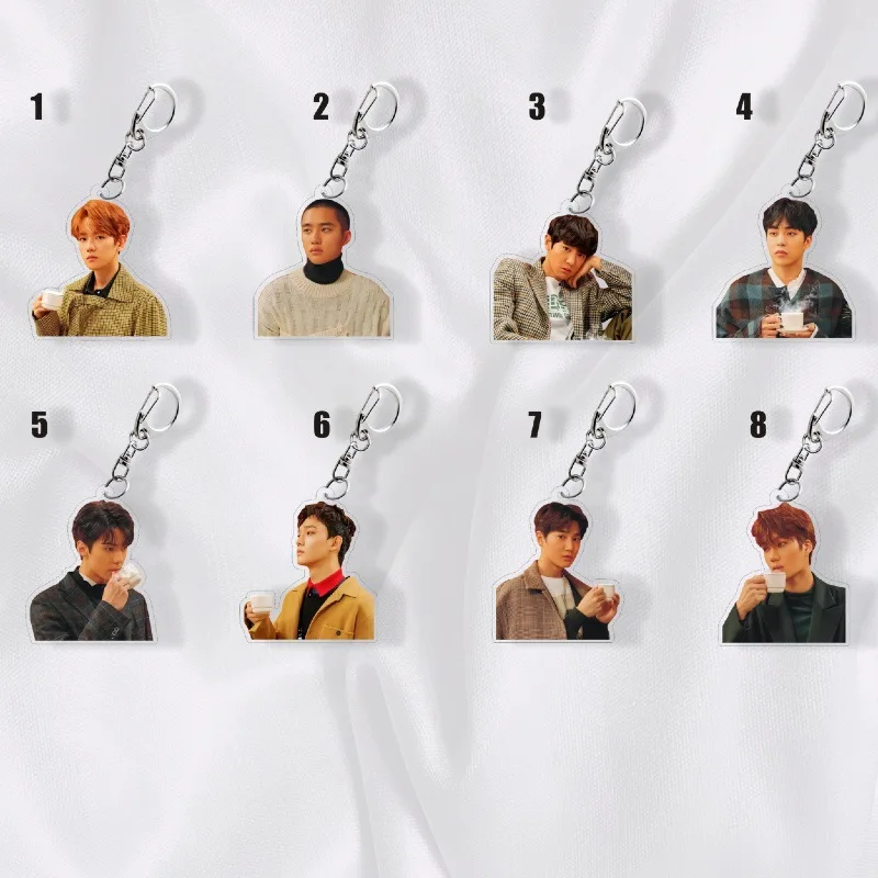 KPOP BAEKHYUN CHANYEOL брелок всплывающий магазин кулон брелок KAI CHEN SEHUN XIUMIN коллекция фанатов подарок
