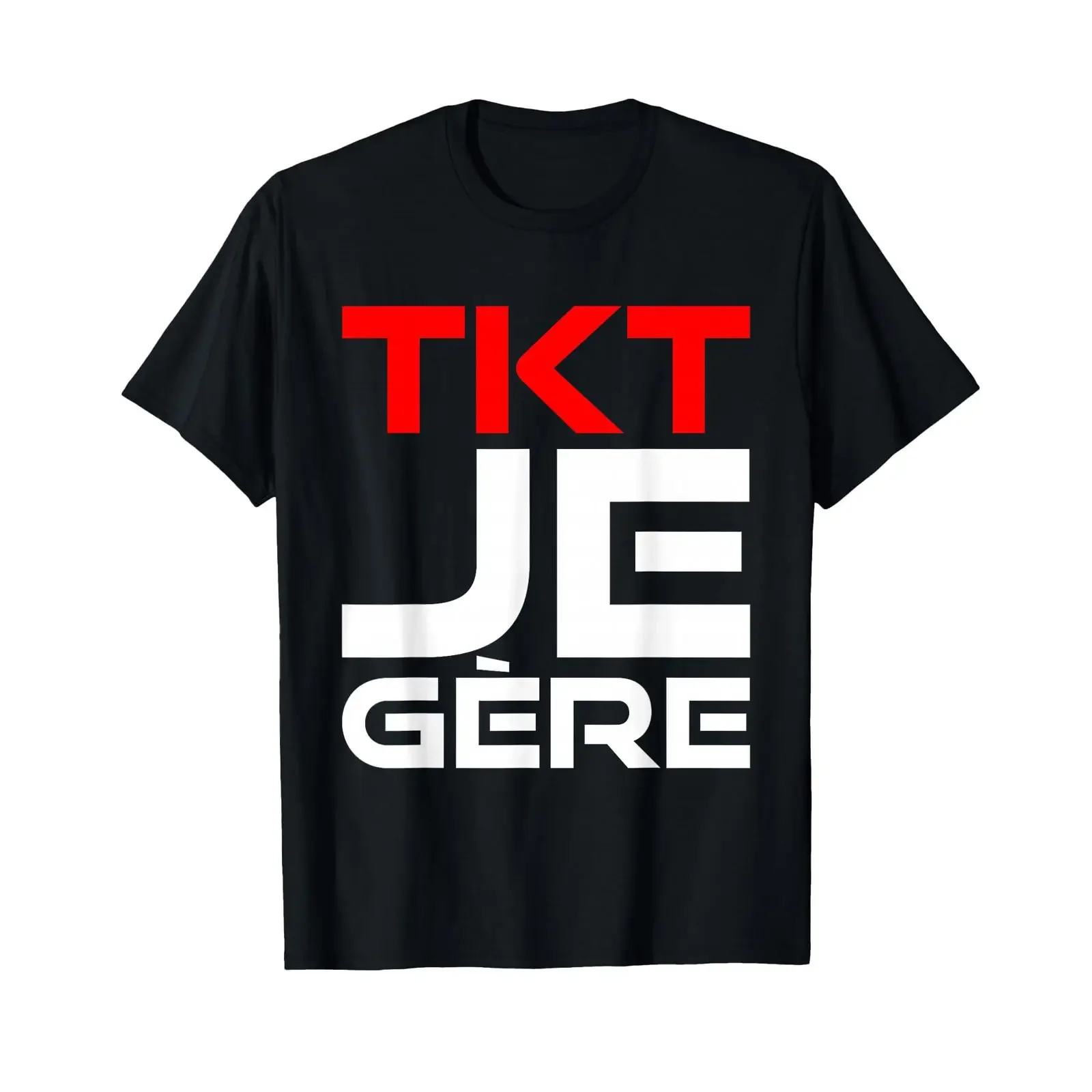 TKT I MANAGE Streetwear Rap Original Street Wear T Shirt vintage Washed Stretched fashion Versatile Stylish homme Casual