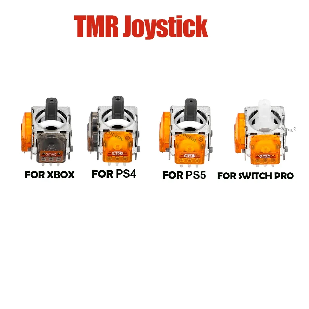 2/4/10PCS 3D TMR Effect Joystick Module Gaming For Analog Sensor Controller Thumb Stick For PS5/PS4/Xbox/Switch Pro