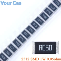 100pcs/20pcs 0.05ohm 2512 SMD Resistor 1W 0.05 ohm 0.05R R050 1% Chip Resistance High Precision