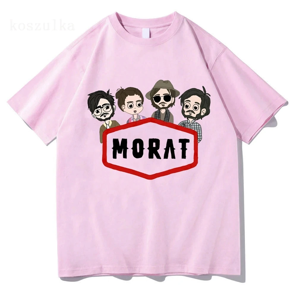 

Футболка Morat Si Ayer Fuera Hoy US Tour 2026, мужская/женская винтажная футболка с рисунком в стиле Харадзюку, классические хлопковые рубашки унисекс высокого качества