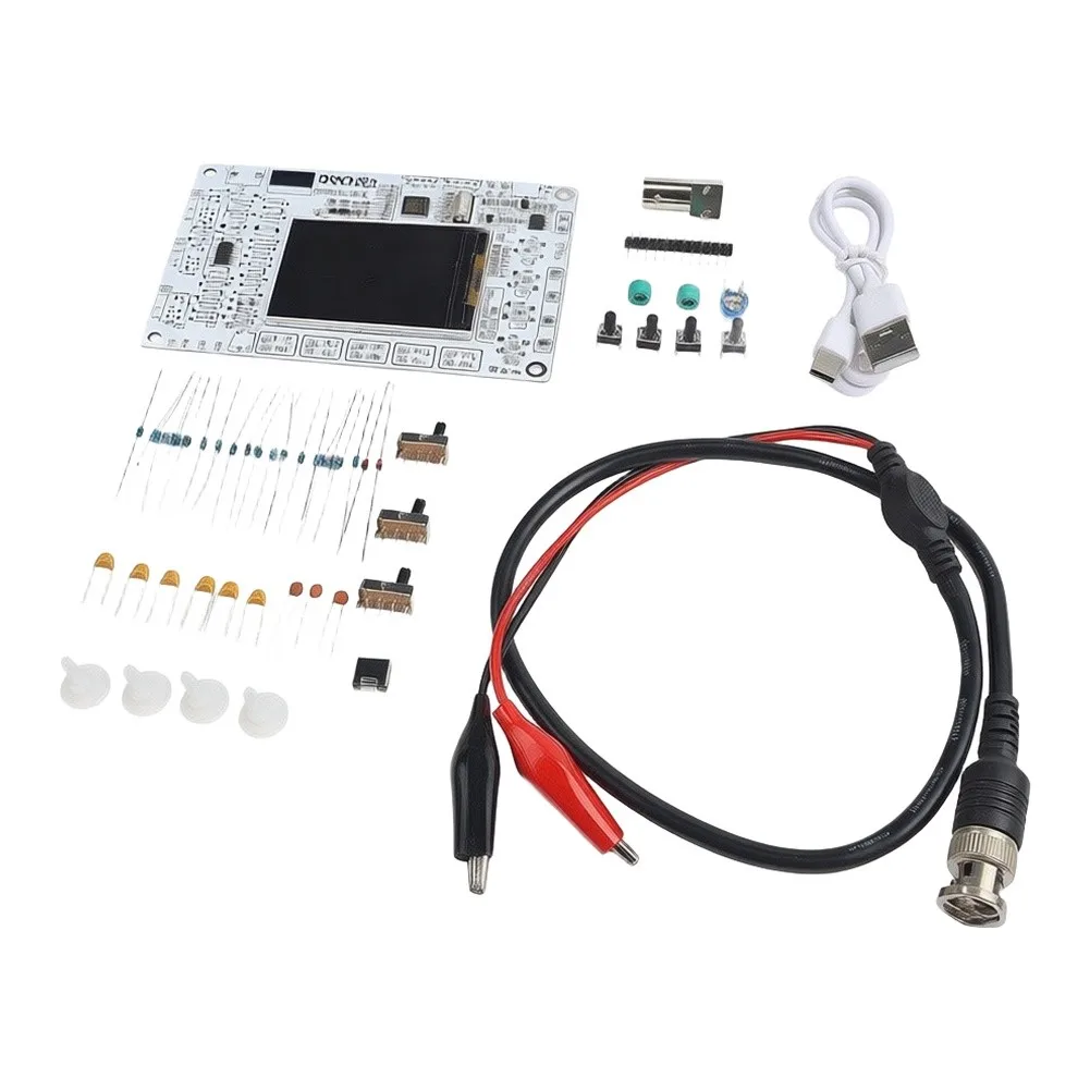 DSO183 Entry Level For Oscilloscope for Circuit Analysis Featuring Sine Triangle Wave Output and DC AC GND Coupling Options