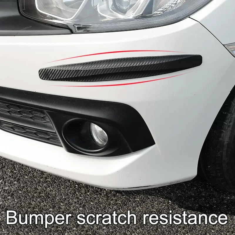 

2/4Pcs Anti-Collision Patch Bumper Guard Strip Anti-Scratch Bumper Protector Trim Universal for Cars SUV Pickup Truck