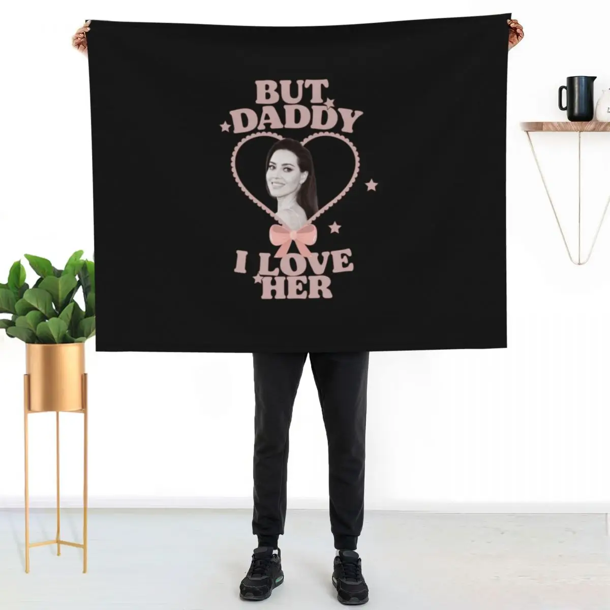I love h? Aubrey Throw Blanket Heavy anime Luxury Kid'S Multi-Purpose Camping Blankets