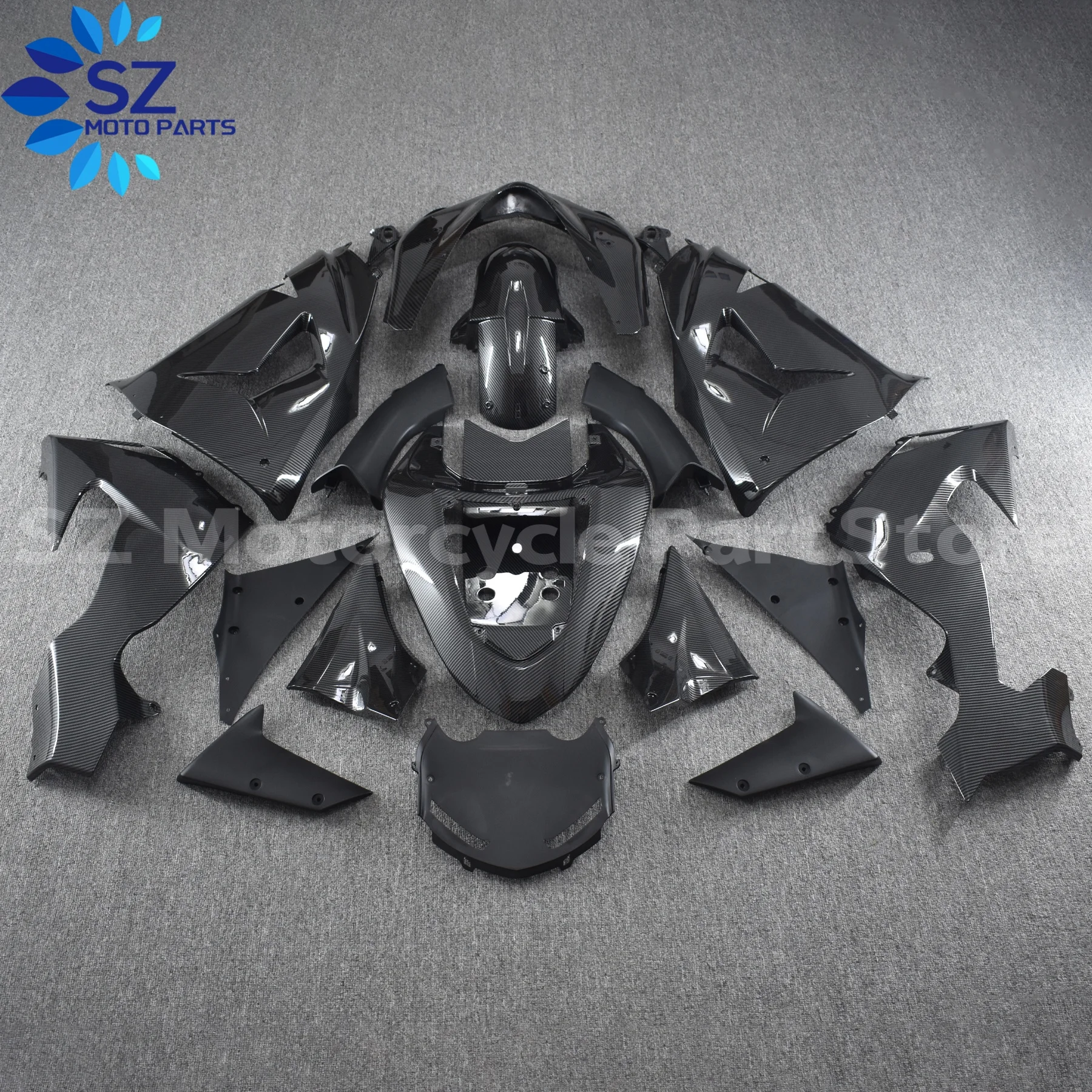 

Комплект обтекателей мотоцикла для Kawasaki Ninja ZX-10R ZX10R 2006 2007 ZX 10R 06 07, комплект кузова из АБС-пластика