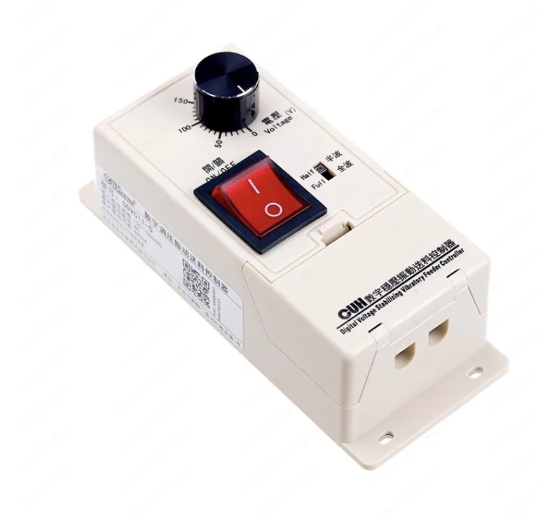 SDVC11-S Digital Stabilized Voltage Vibration Bowl Feeder Controller - Linear Adjustment, Auto Voltage Stabilization, Soft Start