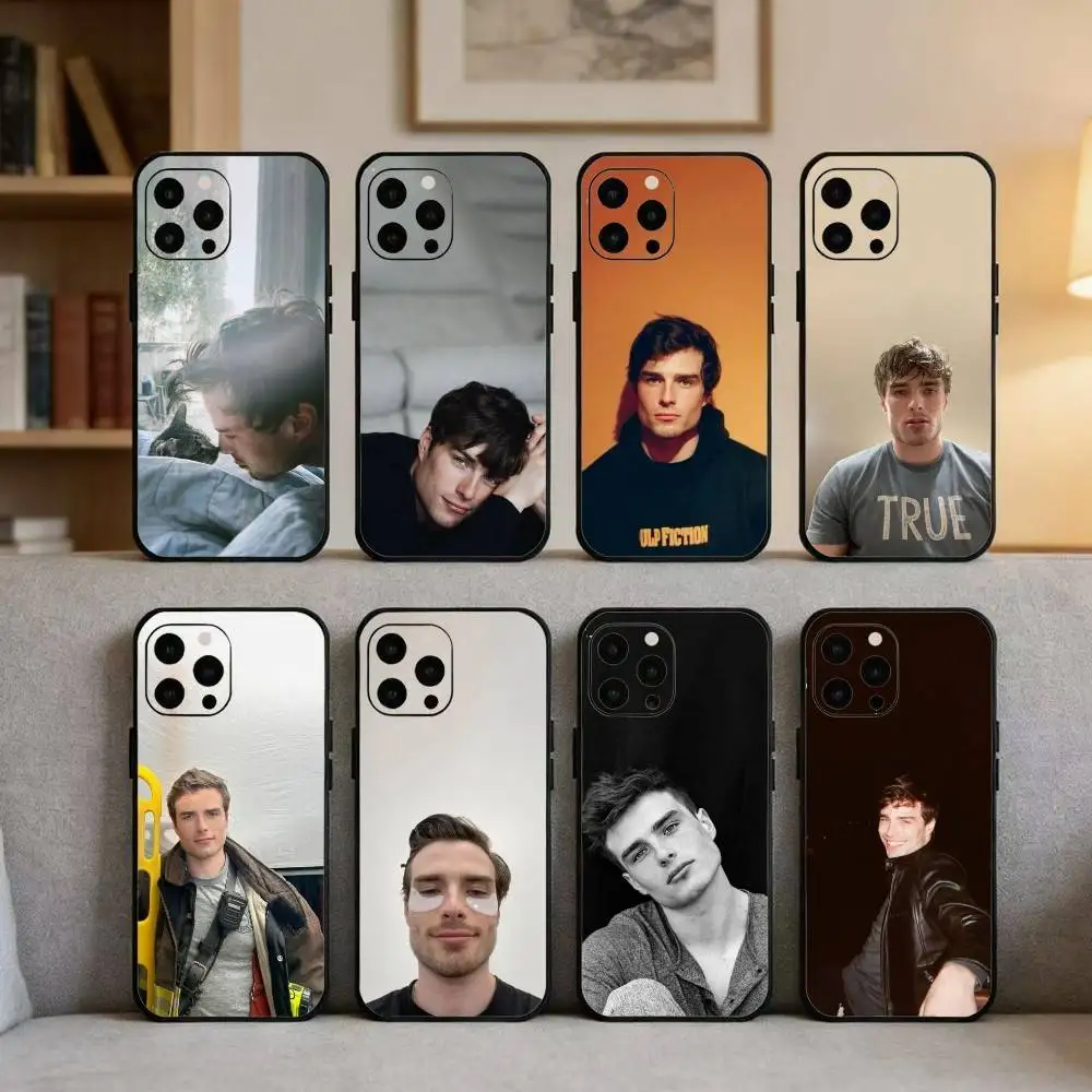

M-Michael b-Bradway-ES Phone Case For iPhone17,16,15,14,13,12 Plus,Max Soft Silicone Black Cover