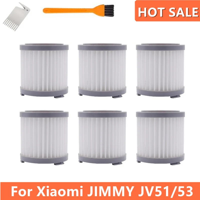 HEPA Filter for Xiaomi JIMMY JV51/53 Handheld Cordless Vacuum Cleaner HEPA Filter - Gray Replacement Filter