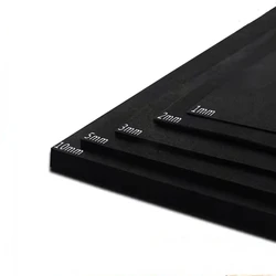 Custom Chloroprene Rubber CR Neoprene Foam Sheet Rubber Panel 500x2000mm 2pcs Oil Abrasion Ozone Resistance Elastic Seals Black