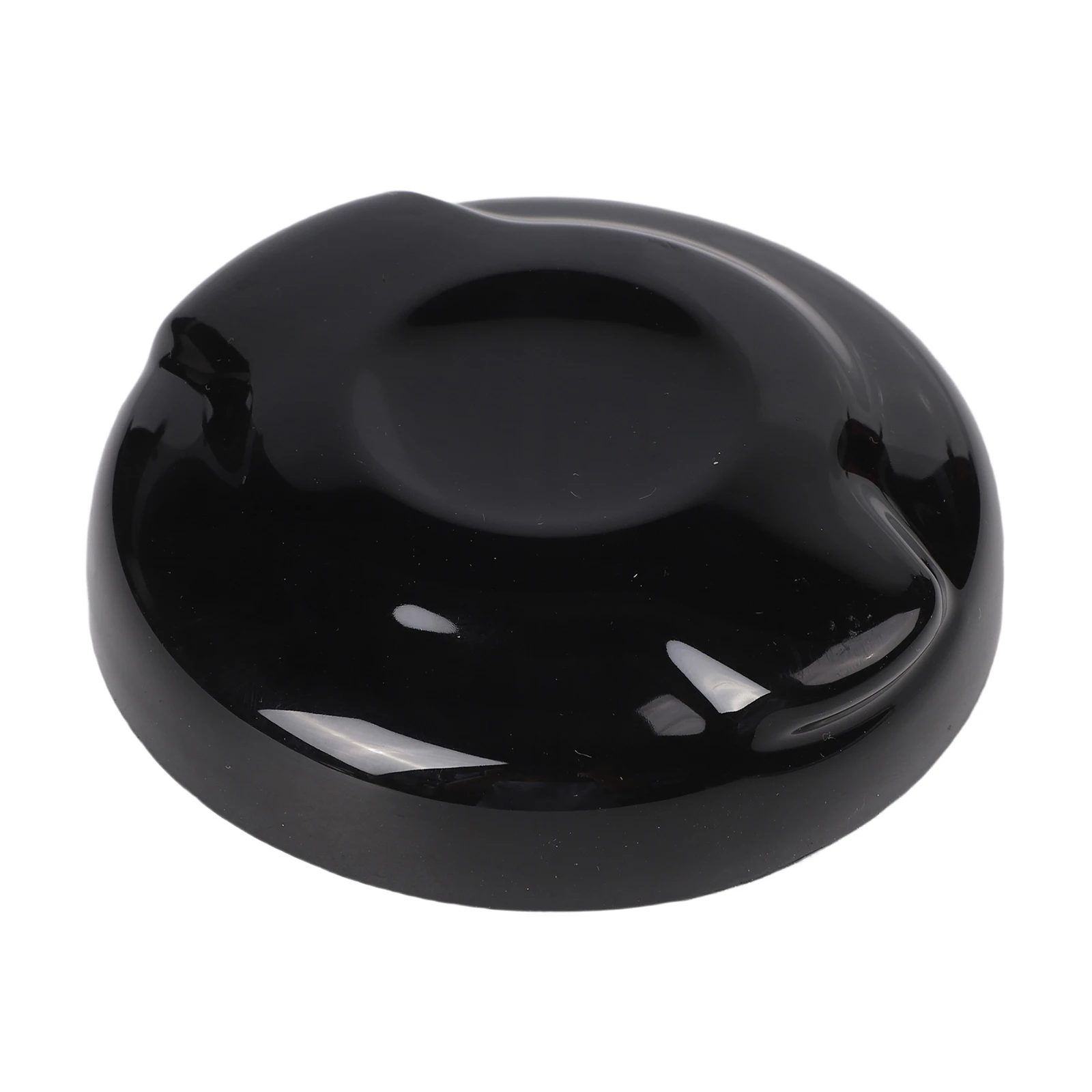 

Fuel Tank Cap Cover Glossy Black Trim Car Upgrade Vehicle Enhancement Easy Installation Lightweight PC Material Perfect Fitment