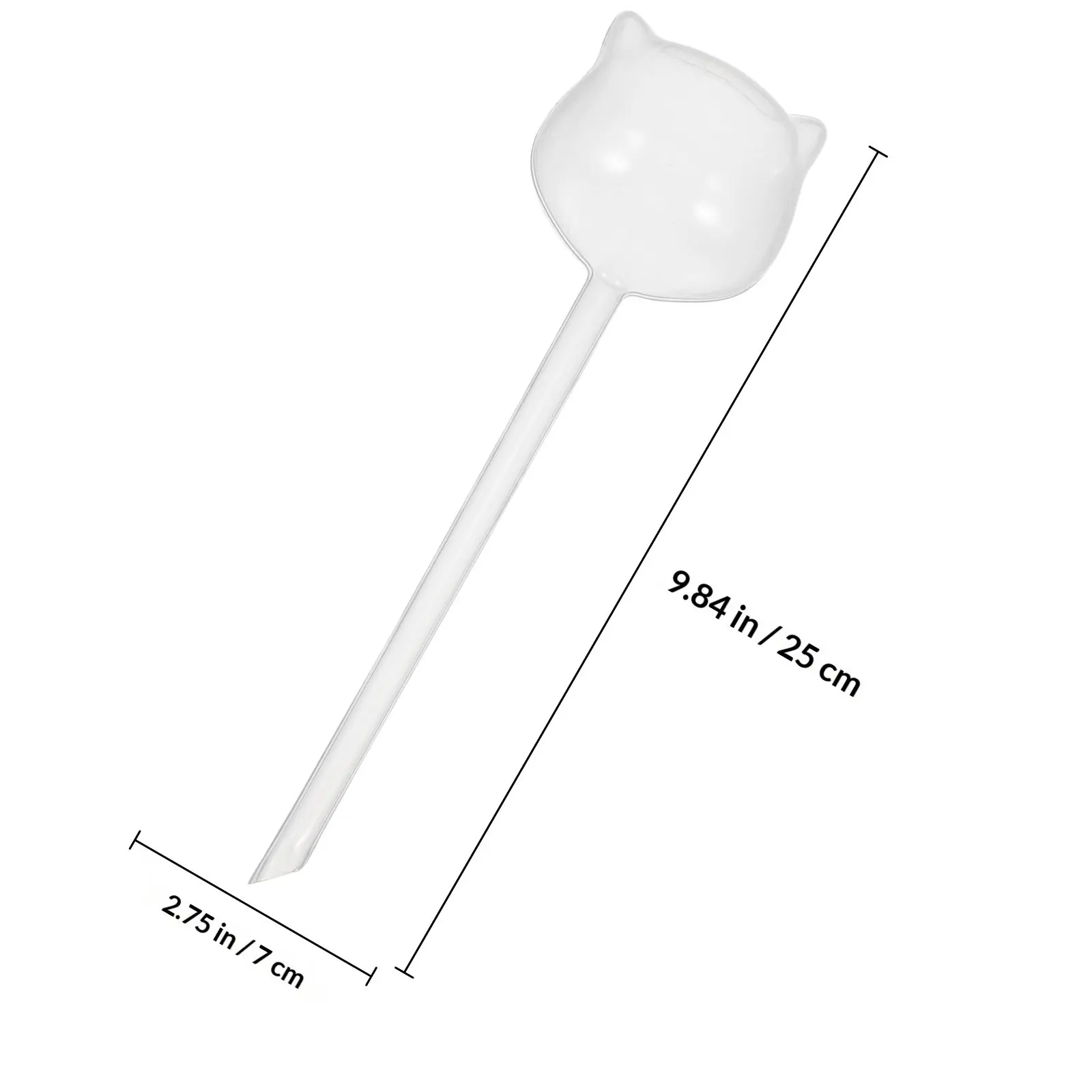 Self watering plant globes for beginner gardeners to reduce watering frequency PVC 5 pcs transparent bulbs