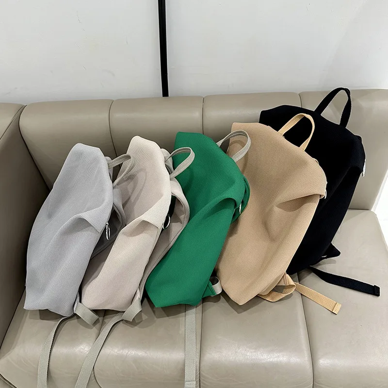 Zaino in rete, leggero, traspirante, di grande capacità, adatto per viaggi, pendolari, sport e semplice uso casual