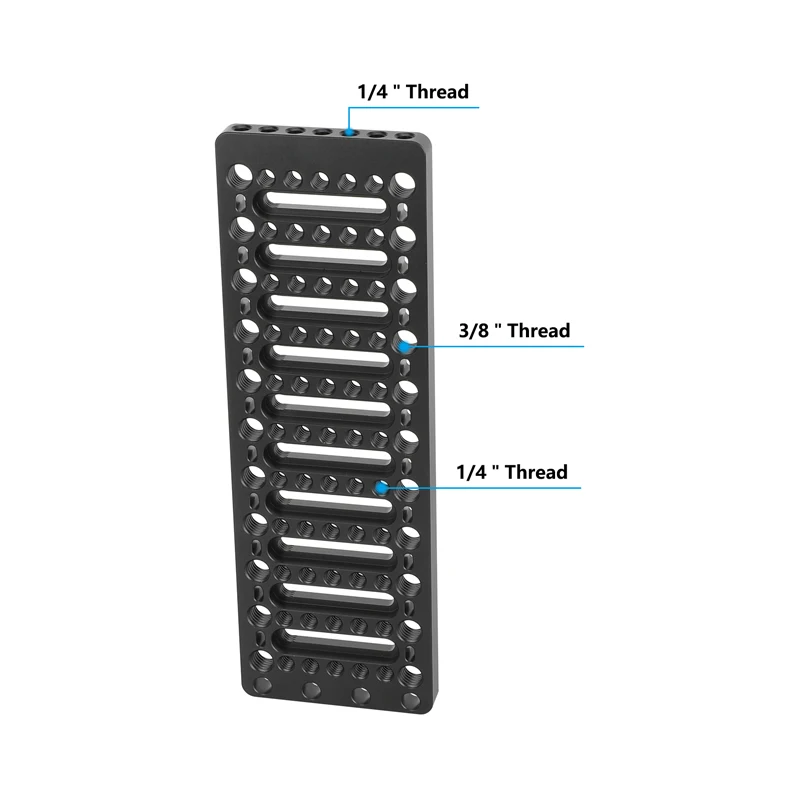 CAMVATE Multi-Purpose Camera Mount Plate Cheese Baseplate with ARRI Accessory Mounts For Sony Canon Camera Platform