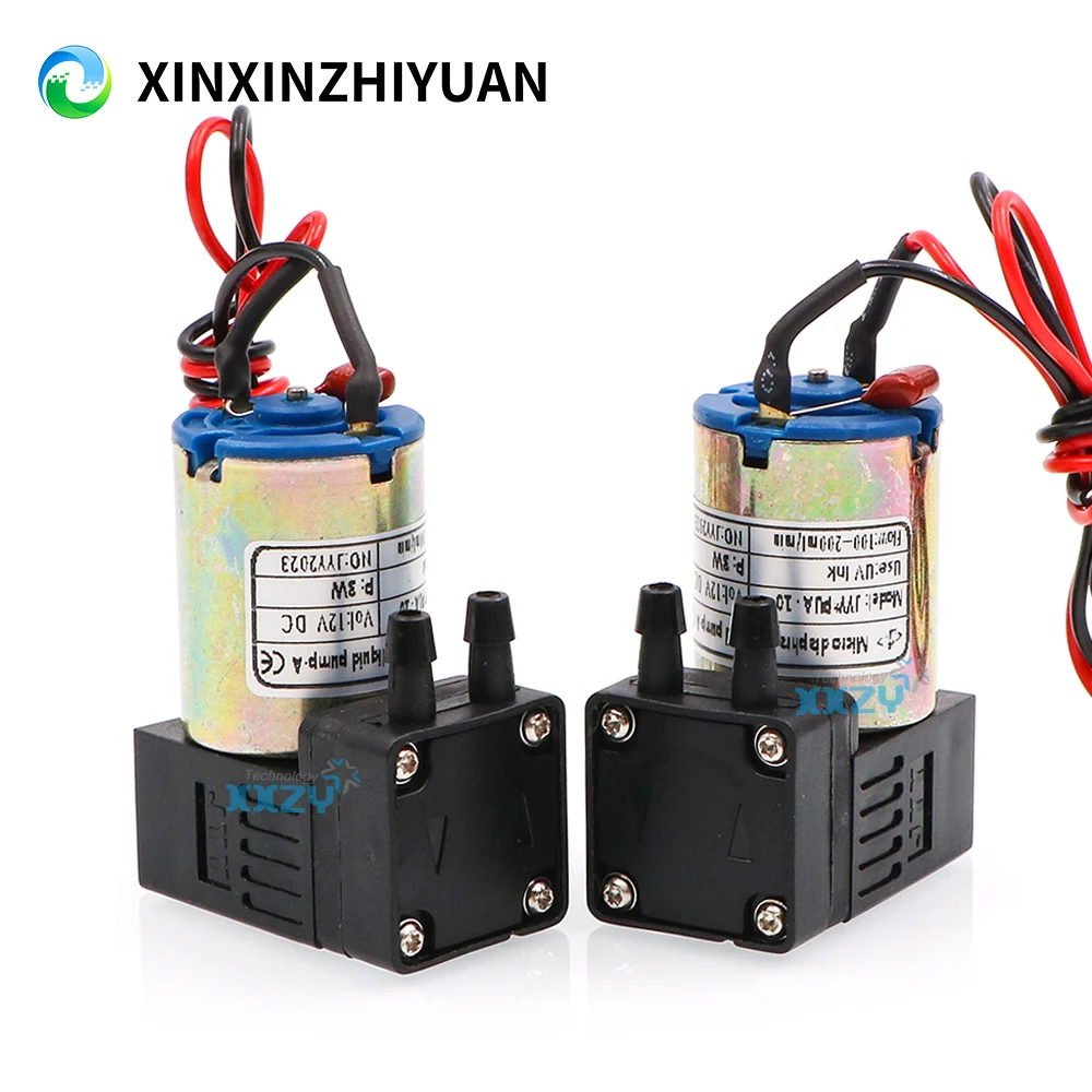 JYY DC12V Small Ink Pump for UV Flatbed Printer 3W 100-200ML/min Original Liquid Pump JYY*PUA-10 UV Ink Diaphragm Pump