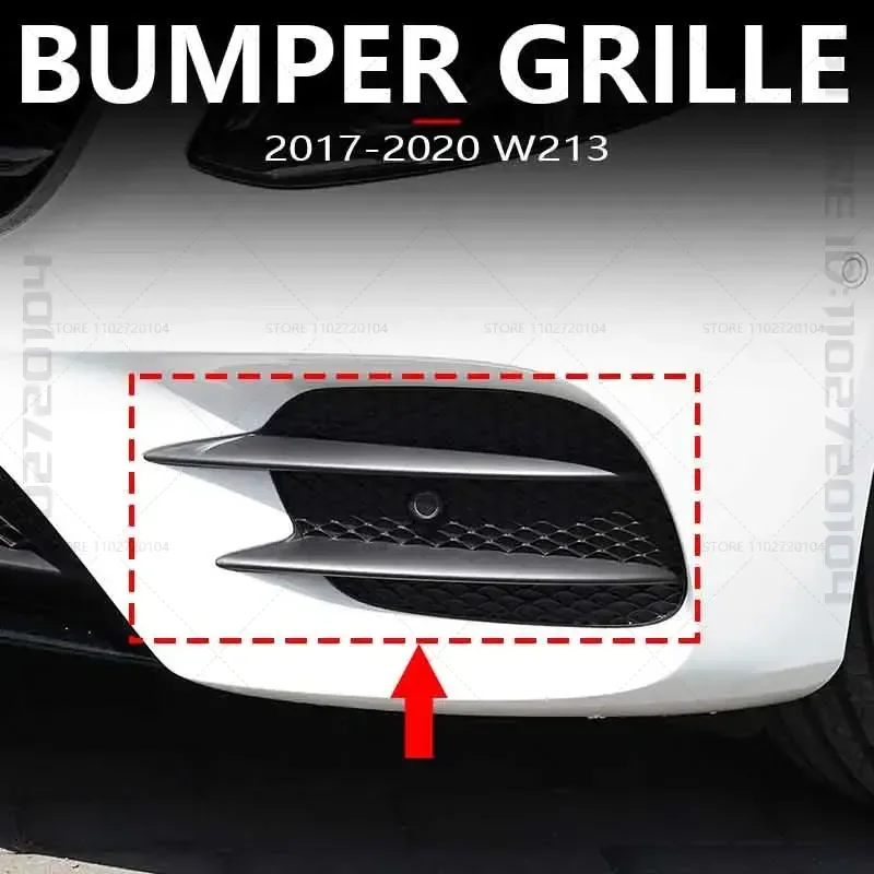 

Для 2017-2020 W213 Mercedes Benz E300 E350 E400 E450 E43 AMG Решетка переднего бампера Противотуманная фара Крышка рамки 2138856700 2138856800