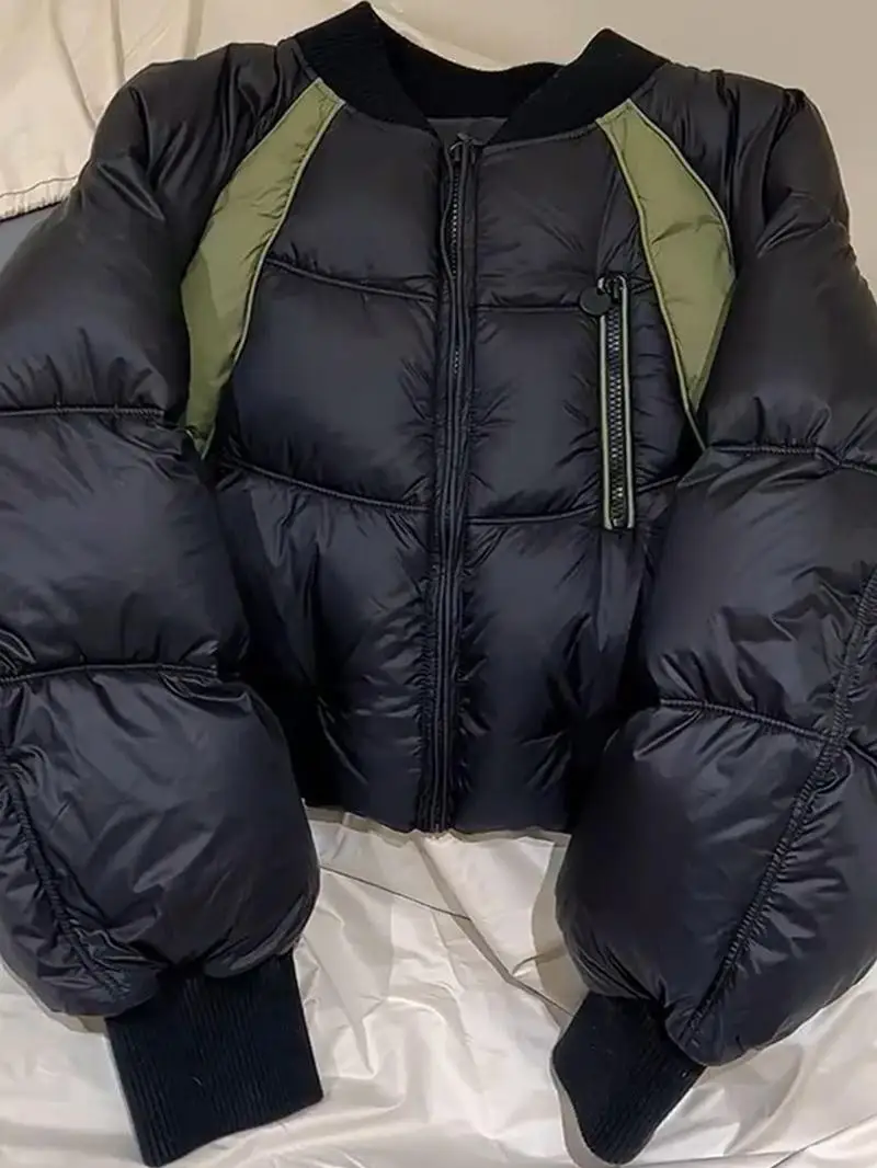 

Trendy Cotton Jacket Women's Casual Style Korean Version Winter Coat Short Length Fashionable And Attractive for Young Ladies