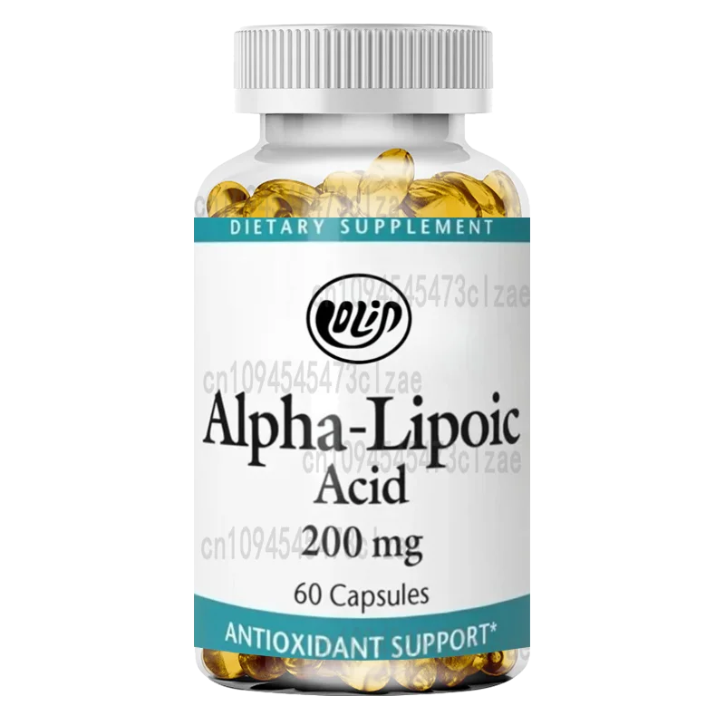 

200mg Capsules of Alpha Lipoic Acid, 60 Capsules