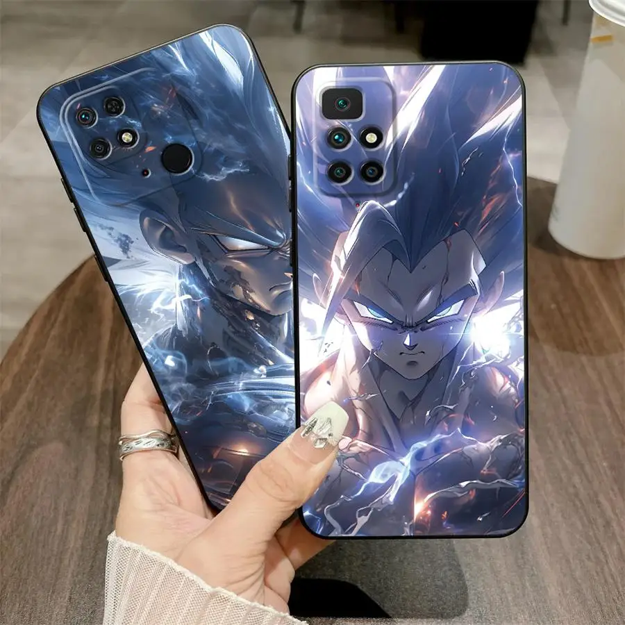 أنيمي لعبة دراغون بول الأسود لينة غطاء الهاتف الحال بالنسبة Xiaomi Redmi A1 A2 زائد 12C 14C A5 A3 13C 9 K40 K80 برو A4 10 #1