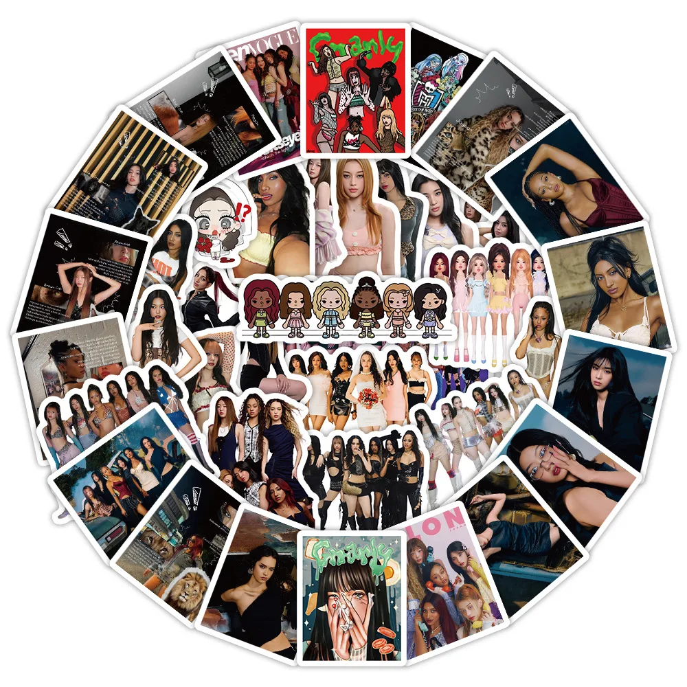 78 قطعة KATSEYE سلسلة جديدة HD Printd ملصق مضاد للمياه ملصقات دفتر DANIELA LARA MANON MEGAN SOPHIA YOONCHE المشجعين الهدايا